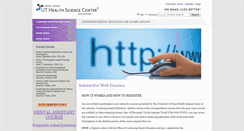 Desktop Screenshot of icourses.uthscsa.edu