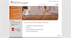 Desktop Screenshot of facultycompliance.uthscsa.edu