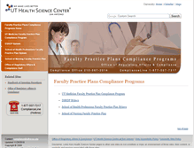 Tablet Screenshot of facultycompliance.uthscsa.edu
