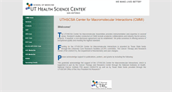 Desktop Screenshot of cmmi.uthscsa.edu
