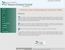 Tablet Screenshot of cmmi.uthscsa.edu