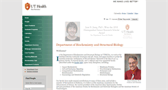 Desktop Screenshot of biochem.uthscsa.edu