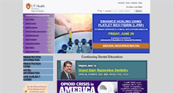 Desktop Screenshot of cde.uthscsa.edu