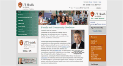 Desktop Screenshot of familymed.uthscsa.edu