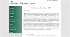 Desktop Screenshot of bioinformatics.uthscsa.edu