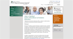 Desktop Screenshot of geriatrics.uthscsa.edu