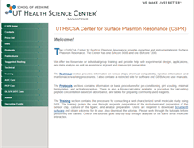 Tablet Screenshot of cspr.uthscsa.edu