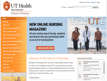 Tablet Screenshot of nursing.uthscsa.edu