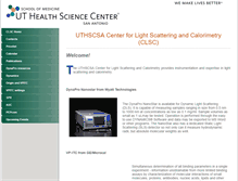 Tablet Screenshot of cls.uthscsa.edu