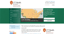 Desktop Screenshot of ihpr.uthscsa.edu