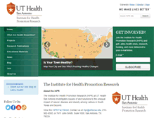 Tablet Screenshot of ihpr.uthscsa.edu