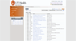 Desktop Screenshot of calendar.uthscsa.edu