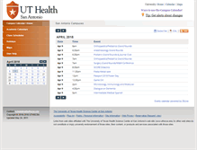 Tablet Screenshot of calendar.uthscsa.edu