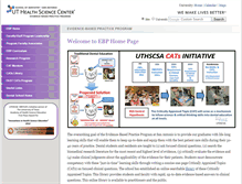 Tablet Screenshot of ebp.uthscsa.edu