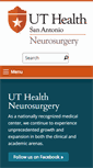 Mobile Screenshot of neurosurgery.uthscsa.edu