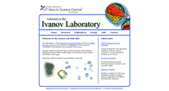 Desktop Screenshot of ivanovlab.uthscsa.edu