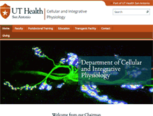 Tablet Screenshot of physiology.uthscsa.edu